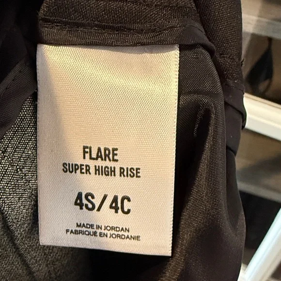 Express Charcoal Flare Women's Pants - Picture 4 of 4